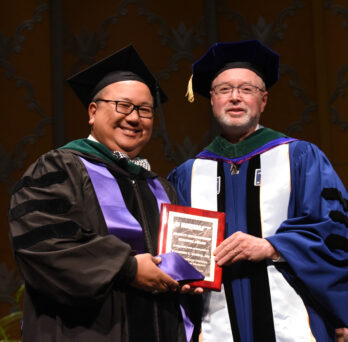 Dr Ray Garcia Dinstinguished Teaching Award 2018 With ASG
                  