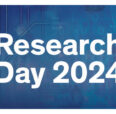 Research Day 2024 on blue background
